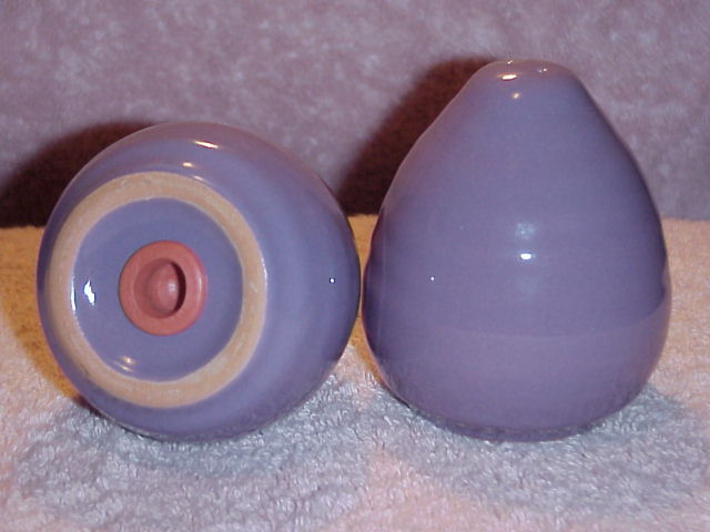 Frankoma Mountain Air shakers glazed plum